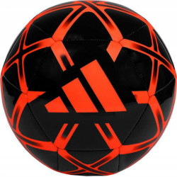 М'яч футбольний Adidas Starlancer Club IP1650 розмір 4, чорно-червоний