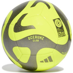 М'яч футбольний Adidas BALL Oceauz Club Ball HZ6932 розмір 4, жовто-чорний