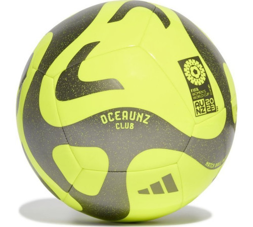 М'яч футбольний Adidas BALL Oceauz Club Ball HZ6932 розмір 4, жовто-чорний