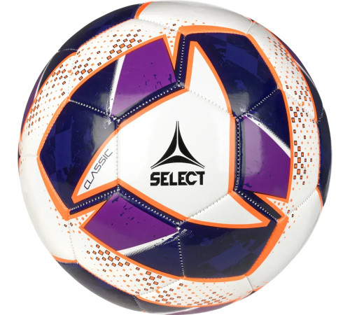 М'яч футбольний Select FB Classic v24 розмір 5, біло-фіолетовий