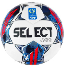 М'яч футзальний Select FUTSAL SUPER TB v22 АФУ розмір 4, біло-синій