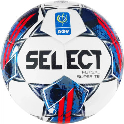 М'яч футзальний Select FUTSAL SUPER TB v22 АФУ розмір 4, біло-синій