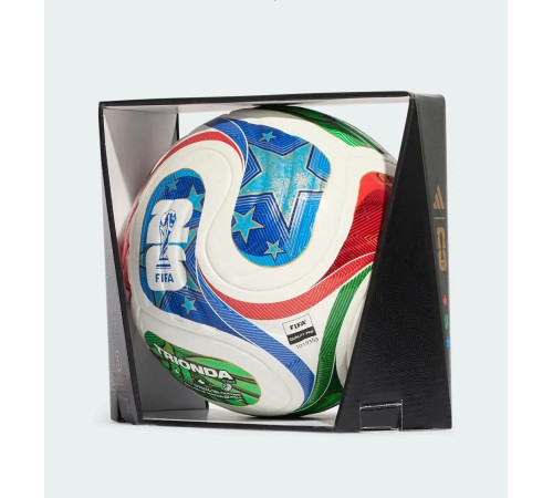 Футбольний м'яч Adidas FIFA World Cup 26 Trionda Pro розмір 5,біло-червоний