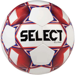 М'яч футбольний Select FB CLAVA розмір 5, біло-червоний