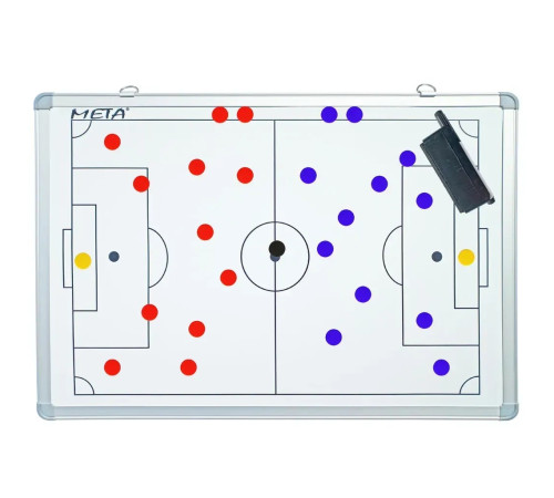 Дошка тактична Meta Magnetic Tactic Board 60 х 90 см, сіра