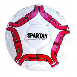 М'яч футбольний SPARTAN Club Junior розмір 4, біло-червоний