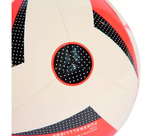М'яч футбольний Adidas Euro24 Fussballliebe IN9372 розмір 4, біло-червоний
