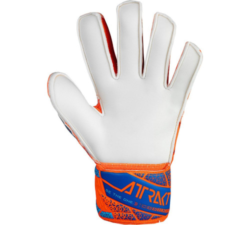 Рукавички воротарські Reusch Attrakt Solid Finger Support Junior 5472510 2290 р.8, синьо-помаранчеві