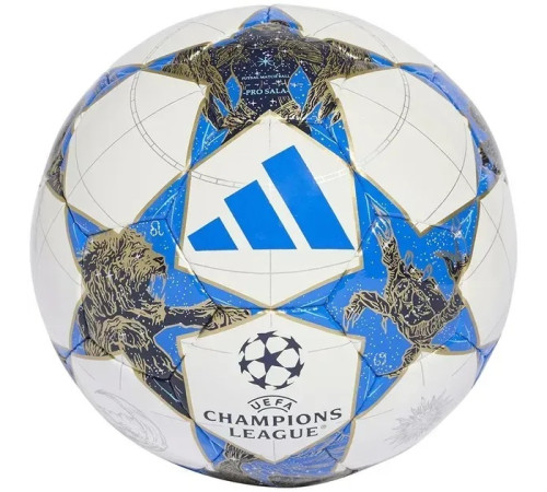 М'яч футзальний ADIDAS UCL PRO SALA 25/26 розмір 4, біло-синій