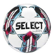 М'яч футзальний Select Futsal Talento 13 v22 розмір 3, біло-синій