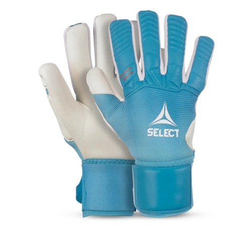 Рукавички воротарські Select Goalkeeper Gloves 33 Allround розмір 10 (20см), біло-блакитний