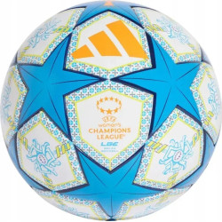 Футбольний м'яч Adidas UWCL League 2025 Munich розмір 5, біло-блакитний