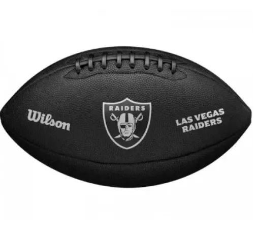 М'яч для американського футболу Wilson NFL TEAM METALLIC PREMIERE LV OF, чорна