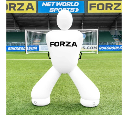 Манекен футболіста надувний FORZA Giant GK195 см, білий