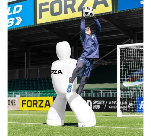 Манекен футболіста надувний FORZA Giant GK195 см, білий