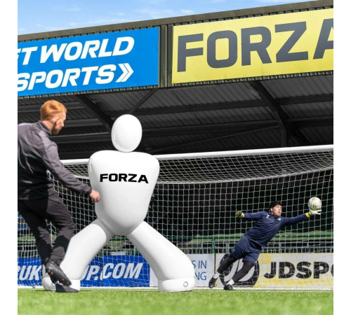 Манекен футболіста надувний FORZA Giant GK195 см, білий