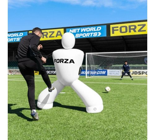 Манекен футболіста надувний FORZA Giant GK195 см, білий