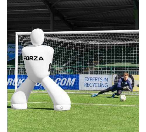 Манекен футболіста надувний FORZA Giant GK195 см, білий