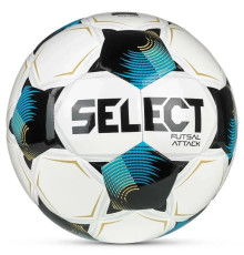 М'яч футзальний Select Futsal Attack v26 розмір 4, біло-чорний