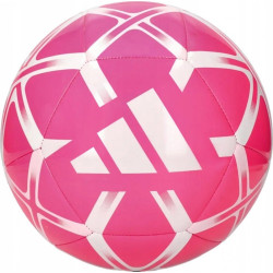 М'яч футбольний Adidas Starlancer Club TRN розмір 5, рожево-білий