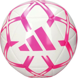 М'яч футбольний Adidas Starlancer Club IP1646 розмір 4, біло-рожевий