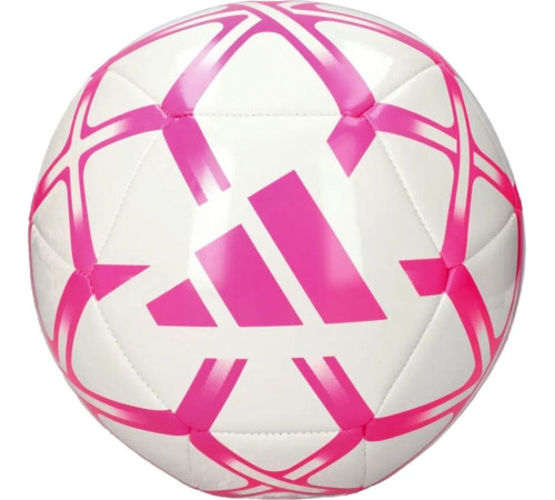 М'яч футбольний Adidas Starlancer Club IP1646 розмір 4, біло-рожевий М'яч футбольний Adidas Starlancer Club IP1646 розмір 4, біло-рожевий