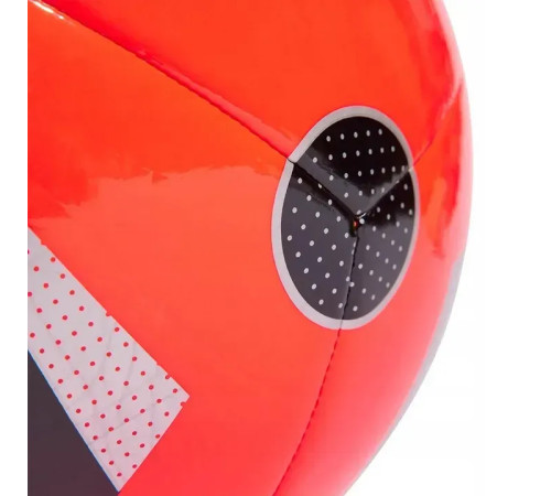 Футбольний м'яч Adidas Fussballliebe Euro 2024 Club розмір 5, червоно-чорний