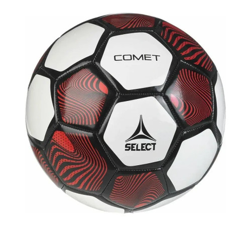 М'яч футбольний Select FB COMET розмір 5, біло-чорний