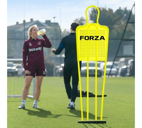 Манекен футболіста FORZA 180 см, жовтий