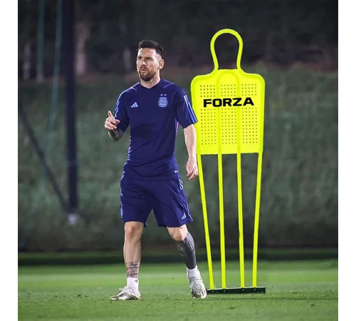 Манекен футболіста FORZA 180 см, жовтий