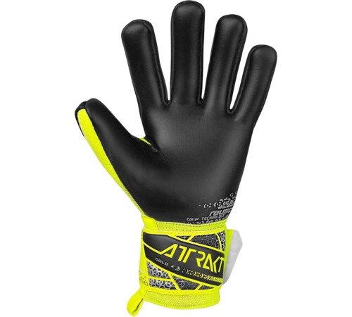 Рукавички воротарські Reusch Attrakt Gold X NC 5570955 2025 р.8,5, жовто-чорні
