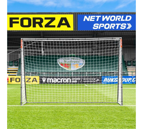 Ворота футбольні FORZA Steel42 300 х 200 см, сірі