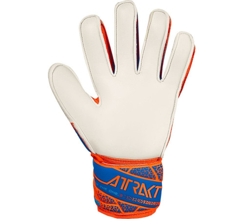 Рукавички воротарські Reusch Attrakt Solid Junior 5572515 2290 р.5,5, помаранчево-сині