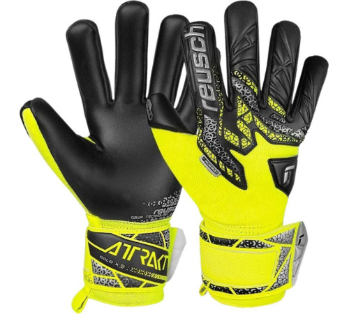 Рукавички воротарські Reusch Attrakt Gold X NC 5570955 2025 р.10, жовто-чорні