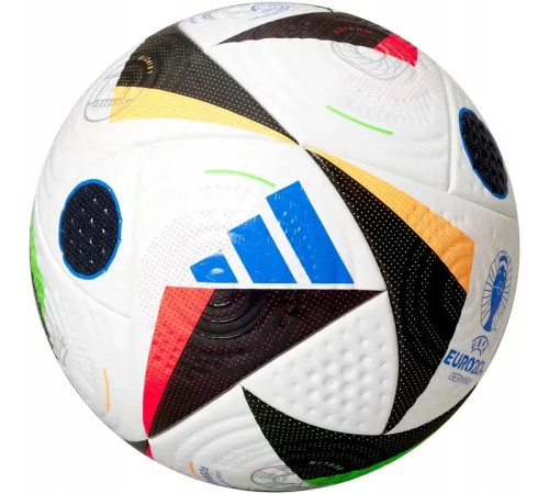 Футбольний м'яч Adidas Fussballliebe Euro 2024 OMB розмір 5, біло-чорний