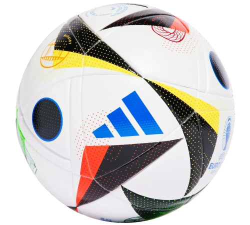 Футбольний м'яч Adidas Fussballliebe Euro 2024 League Box розмір 5, біло-чорний