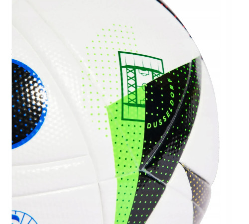 Футбольний м'яч Adidas Fussballliebe Euro 2024 League Box розмір 5, біло-чорний