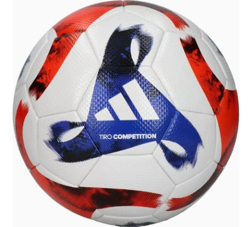 М'яч футбольний Adidas Tiro Competition Ball HT2426 розмір 5, біло-червоний М'яч футбольний Adidas Tiro Competition Ball HT2426 розмір 5, біло-червоний