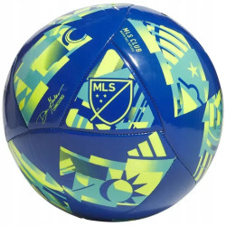 Футбольний м'яч Adidas MLS Club розмір 5, синьо-зелений
