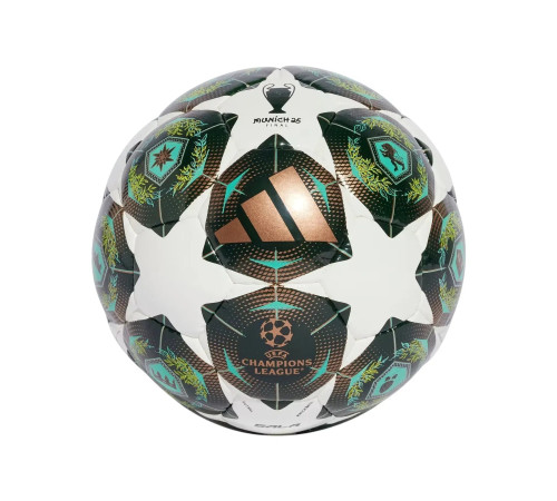 М'яч для футзалу Adidas UCL PRO SALA 2025 Munich розмір 4, біло-зелений