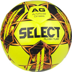 М'яч футбольний Select FLASH TURF v23 розмір 5, жовто-червоний