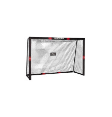 Ворота футбольні Hudora Pro Tect 180 х 120 см, чорні