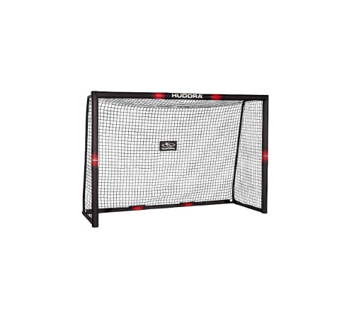 Ворота футбольні Hudora Pro Tect 180 х 120 см, чорні