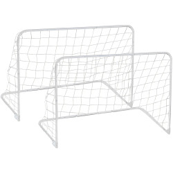 Ворота футбольні Garlando Train and Score 90 x 60 x 50 см, сірі