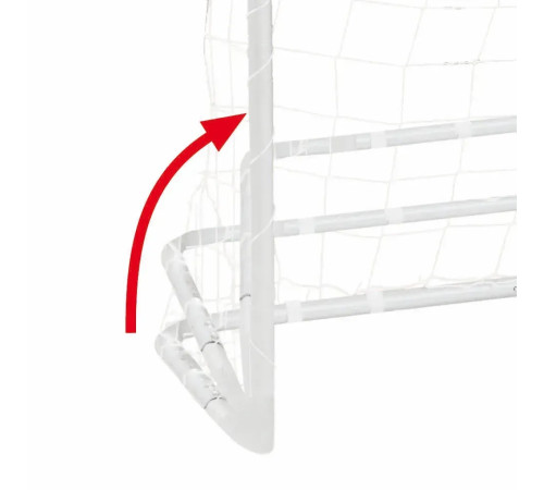 Ворота футбольні Garlando Train and Score 90 x 60 x 50 см, сірі