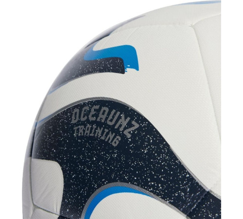 Футбольний м'яч Adidas Oceaunz Training біло-синій HT9014 розмір 3 Футбольний м'яч Adidas Oceaunz Training біло-синій HT9014 розмір 3