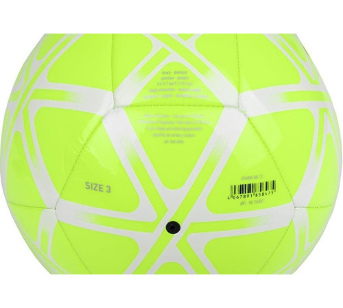 М'яч футбольний Adidas Starlancer Club IT6383 розмір 5, жовто-білий