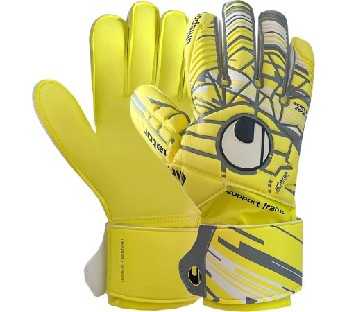 Рукавички воротарські Uhlsport Unlimited Soft SF 101102401 р.8, жовті
