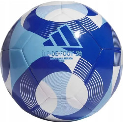 Футбольний м'яч Adidas Olympic 24 Club розмір 5, синьо-білий