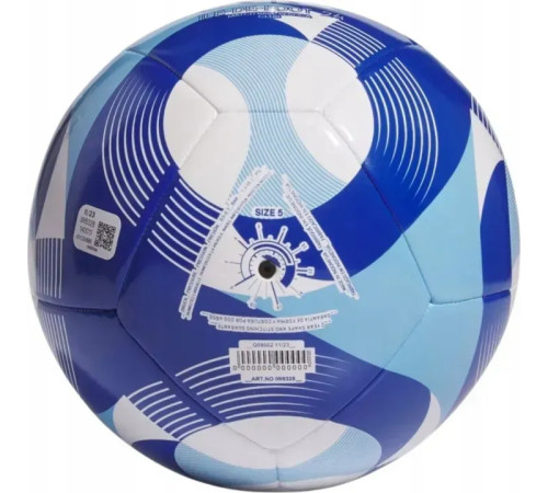 Футбольний м'яч Adidas Olympic 24 Club розмір 5, синьо-білий